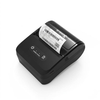Speed-X SP-L605BT Portable Bluetooth Thermal Label Printer | 80mm | 203 DPI | 50mm/s | Bluetooth & USB Type-C | Rechargeable Battery