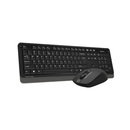 A4Tech FG1012S Fstyler | 2.4G Wireless Keyboard & Mouse Combo, Silent Click, Compact Design