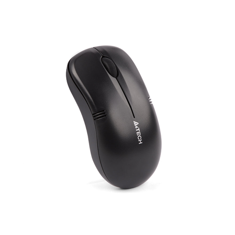 A4Tech G3-230NS Wireless Silent Click Mouse | 2.4GHz USB, 1000 DPI, Ergonomic Design, Black