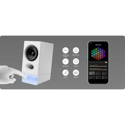 Edifier R20BT Desktop Bluetooth Speakers | Bluetooth 6.0 | RGB Lighting | USB-C Audio | 5W RMS