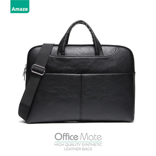 AMAZE A920 Office Mate | Synthetic Leather Bag | Premium Business Carry | Stylish & Durable