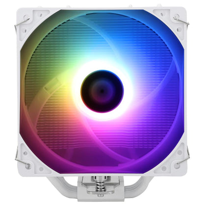 Thermalright Assassin X 120 Refined SE WHITE ARGB | Single-Tower CPU Air Cooler | 4× 6mm Heat Pipes | 120mm PWM Fan | 5V ARGB | Intel & AMD