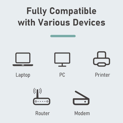CABLETIME CB50G USB 3.0 to Gigabit Ethernet Adapter | 1000Mbps LAN | USB-A to RJ45 | High-Speed Wired Network Solution