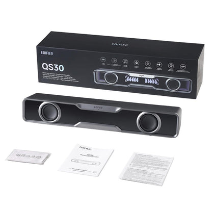 Edifier QS30 PC Speaker | Bluetooth 5.4 | RGB Light Effects | USB Audio | Built-in Microphone
