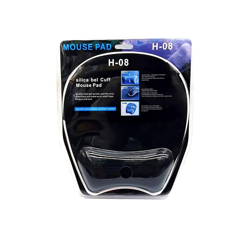 H08 Gel Mouse Pad with Memory Foam Wrist Rest | Ergonomic Anti-Slip Mouse Pad for Office & Gaming