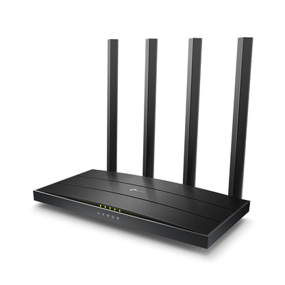 TP Link Archer C6 AC1200 Wireless MU-MIMO Gigabit Router | High-Speed Dual-Band Wi-Fi with Beamforming and Gigabit Performance