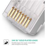 UGREEN NW111 (20333) Cat6 Connector – Shielded Crystal Head (10-Pack)