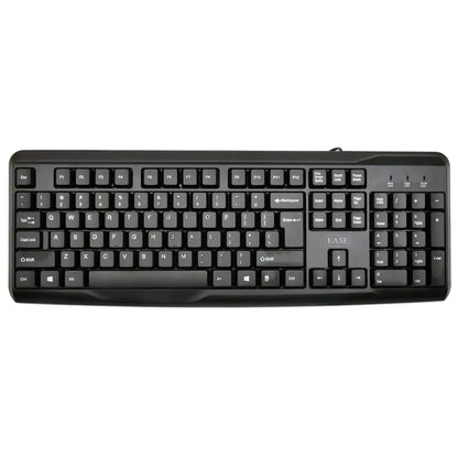 EASE EK100 Wired Keyboard | Durable, Comfortable, and Reliable