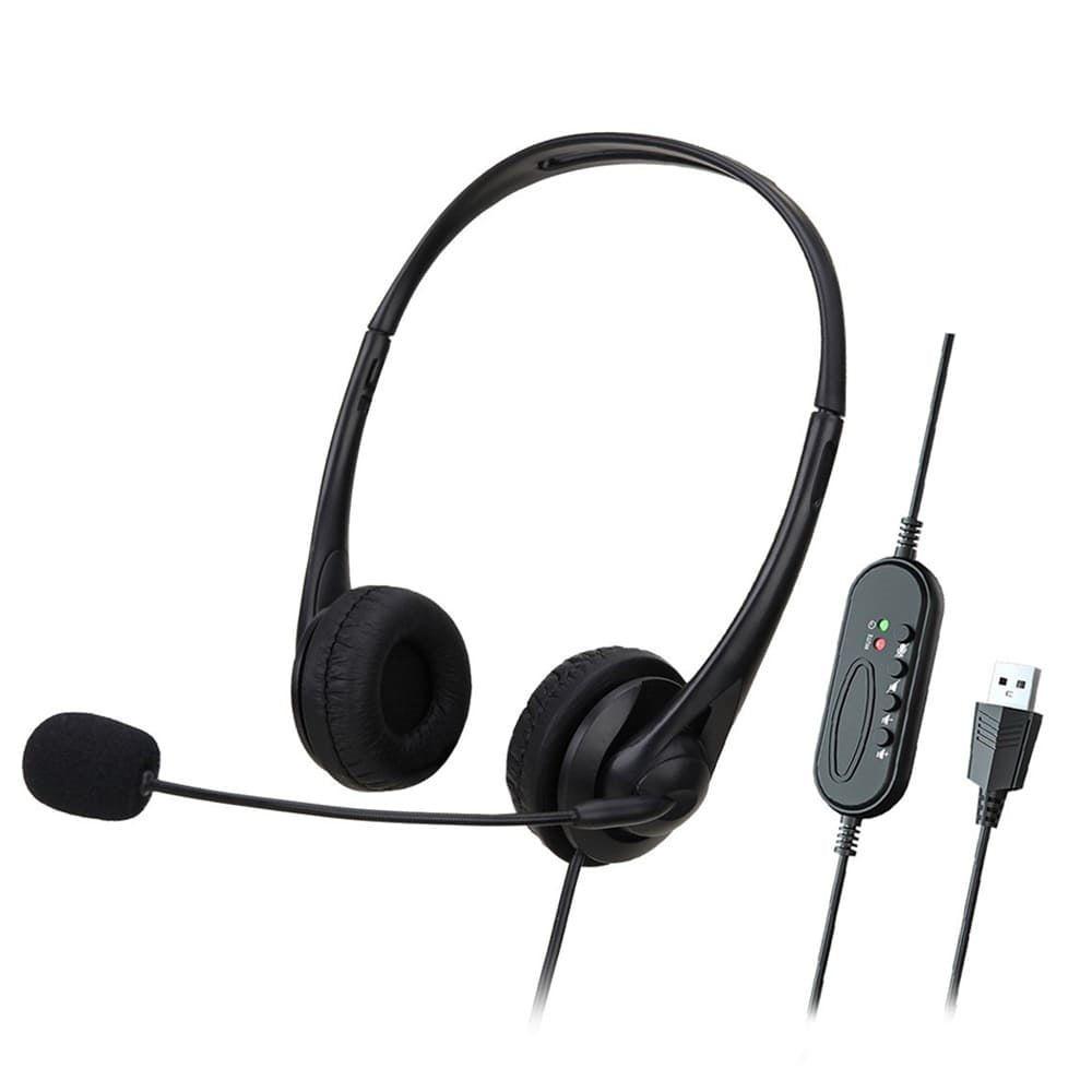 EASE EHU40 USB Headset | Reliable, Comfortable &amp; Noise-Cancelling Audio