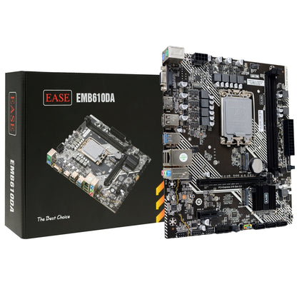 EASE H610M-E DDR4 LGA1700 Motherboard | Reliable Intel Platform for Everyday Performance