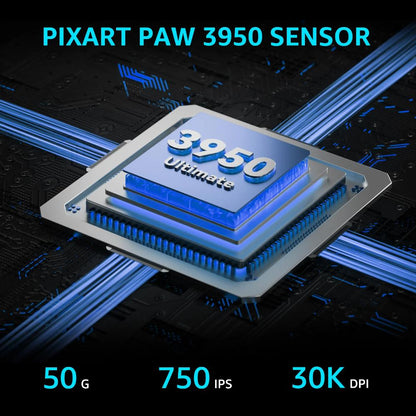Rapoo VT1 Pro Max Wireless Gaming Mouse | 45,000 DPI | 8K Wired / 4K Wireless | 750 IPS | 50G Acceleration | 59g Ultralight | 60M Omron Switches