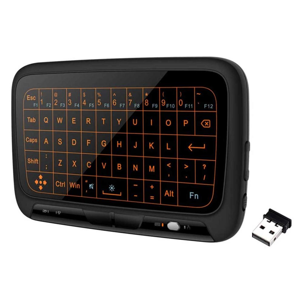 H18+ 2.4GHz Wireless Keyboard Full Touchpad Backlight Keyboard