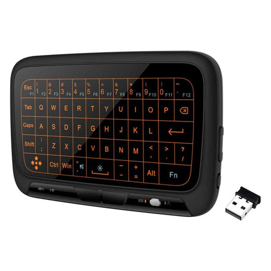 H18+ 2.4GHz Wireless Keyboard Full Touchpad Backlight Keyboard