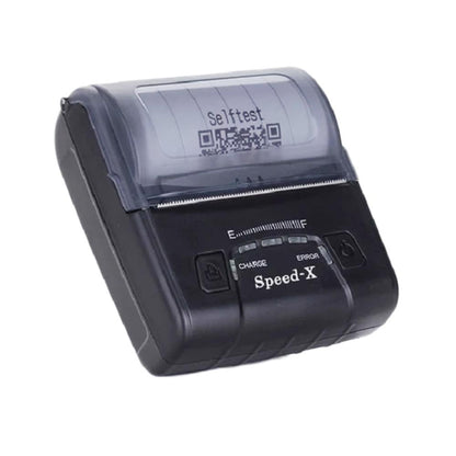 Speed-X BT600M | Mini Portable Bluetooth + USB Thermal Printer (80mm) | Lightweight, High-Speed, Smart Power Saving
