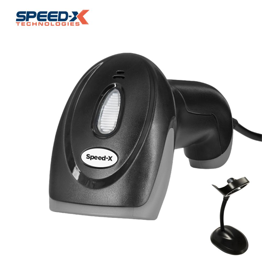 Speed-X 8400 | 1D Laser Handheld Barcode Scanner | USB Plug-and-Play | High-Speed 100 Scans/sec | Lightweight & Durable Design