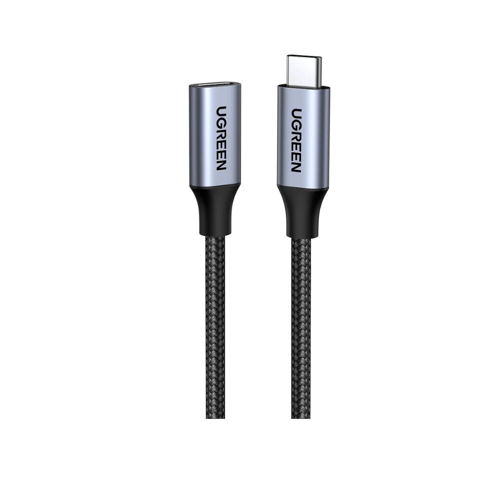 UGREEN US372 30205 USB-C Extension Cable | USB 3.2 Gen 2 | 10Gbps | 100W Fast Charging | 4K@60Hz | Type-C Male to Female | 3FT