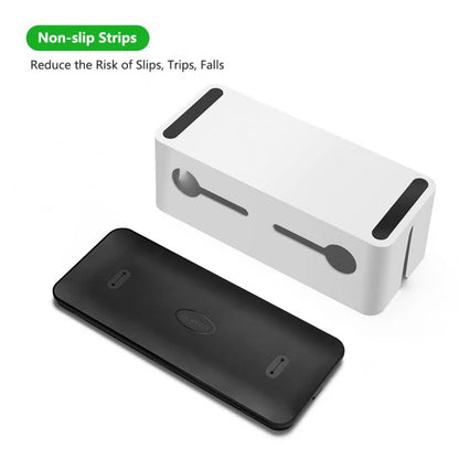 UGREEN 30398 | Universal Cable Wire Management Box | Size L and S | ABS Flame-Retardant | Lid with Ventilation | Power Strip Organizer | For Home, Office, Workstation