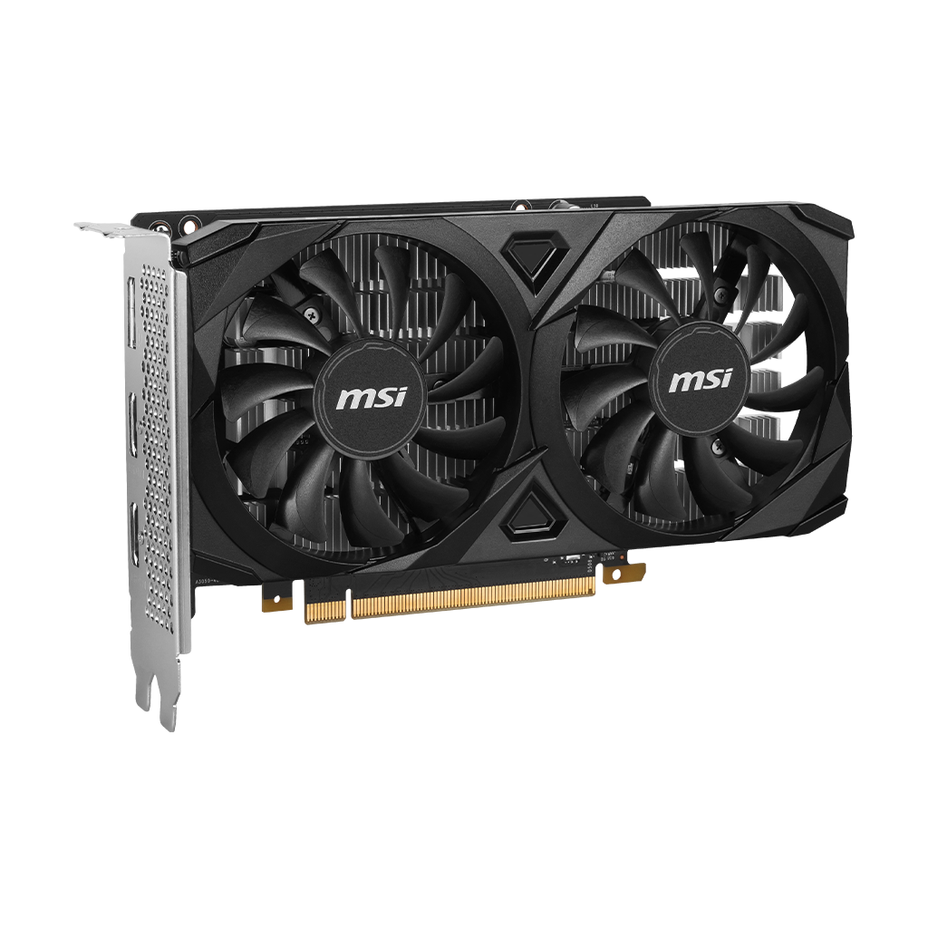 MSI VENTUS GeForce RTX 3050 2X E | 6G OC Graphics Card | NVIDIA GeForce RTX 3050 | 6GB GDDR6 | PCIe 4.0 | HDMI 2.1 | DP 1.4a