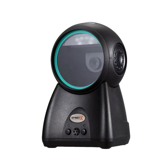Speed-X HOI-9250 2D Desktop Barcode Image Scanner | Hands-Free Presentation Scanner | USB | 1D & 2D QR Code Scanner