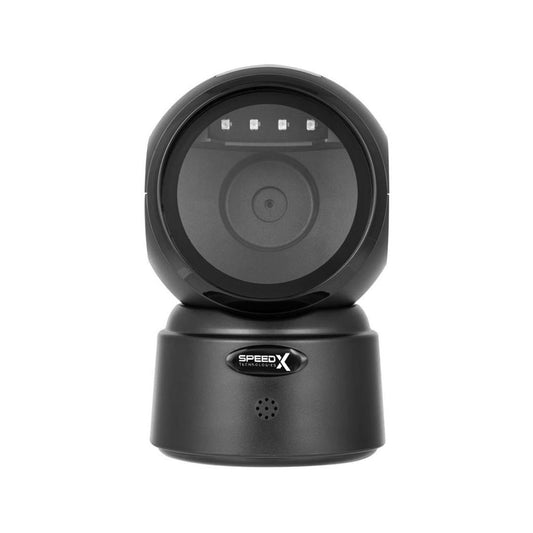 Speed-X SP-9260 2D CMOS Wired Desktop Barcode Scanner | Hands-Free Presentation Scanner | USB | 1D & 2D QR Code Scanner