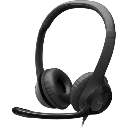 Logitech H390 USB Computer Headset | Noise-Canceling Microphone | Digital Stereo Audio | USB-A/USB-C