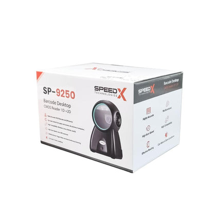 Speed-X HOI-9250 | 2D Desktop Barcode Image Scanner | High-Speed, Hands-Free Scanning