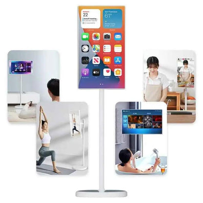 JM32A2 32-Inch 4K Touch Screen Smart Display | Android 14 | 8GB RAM | 128GB Storage | Movable Stand
