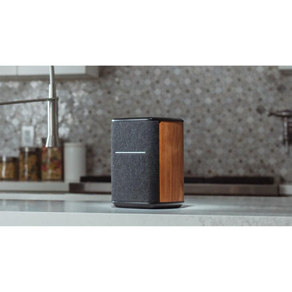 Edifier MS50A Wireless Smart Speaker | Wi-Fi + Bluetooth | Multi-Room Audio | AirPlay 2 | Alexa Compatible | Brown