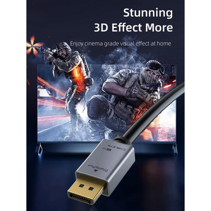 CABLETIME CD20H DisplayPort to DisplayPort 1.2 Cable | 4K 60Hz UHD, Gold-Plated Connectors, 1m Length