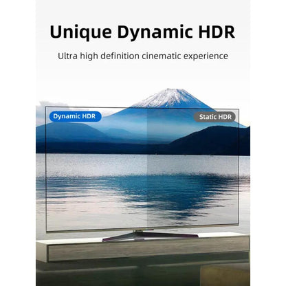 CABLETIME CH11 | 8K HDMI 2.1 Cable 48Gbps Braided | Ultra High Speed | 8K@60Hz, 4K@120Hz | Gold-Plated Connectors