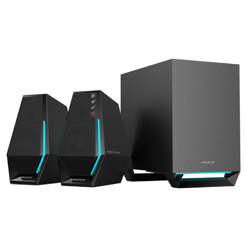 Edifier G1500 MAX Desktop Gaming Speakers | 2.1 System, RGB Lighting, Bluetooth 5.3