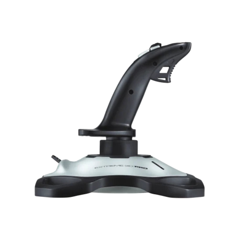 Logitech Extreme 3D Pro Joystick | USB | 12 Programmable Buttons | 8-Way Hat Switch | Twist Rudder Control | Ergonomic Grip|Black/Silver