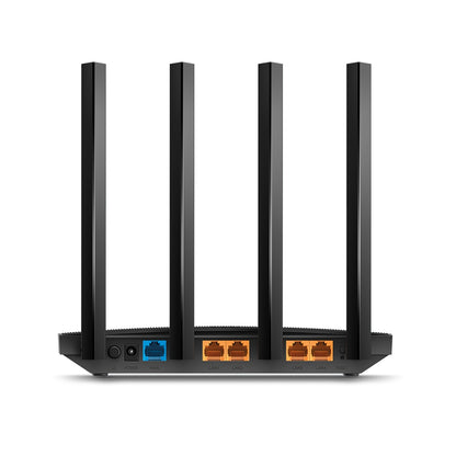 TP Link Archer C6 AC1200 Wireless MU-MIMO Gigabit Router | High-Speed Dual-Band Wi-Fi with Beamforming and Gigabit Performance