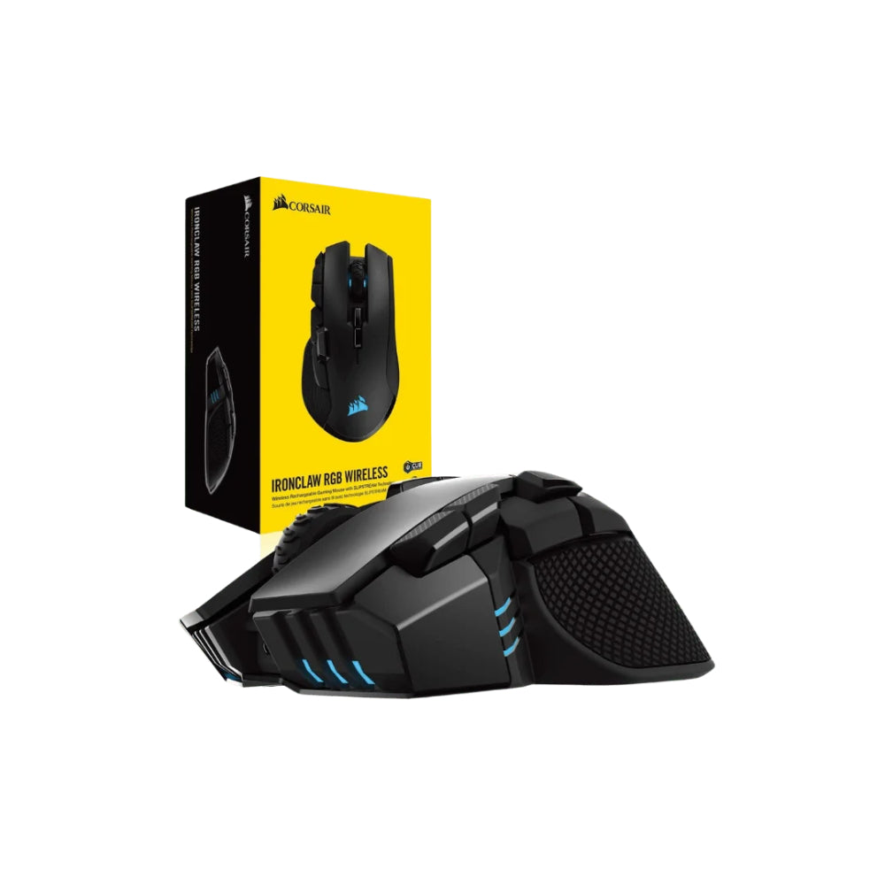 CORSAIR IronClaw RGB Wireless | FPS/MOBA Gaming Mouse | 18,000 DPI Sensor