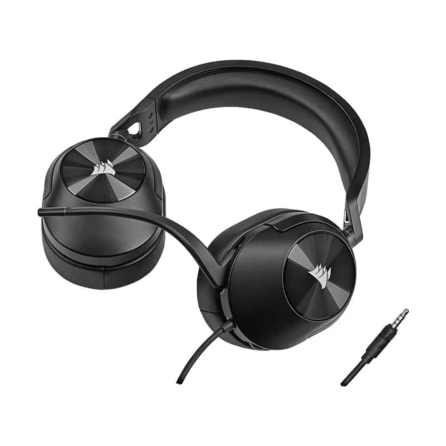 CORSAIR HS55 SURROUND | Wired Gaming Headset | Carbon