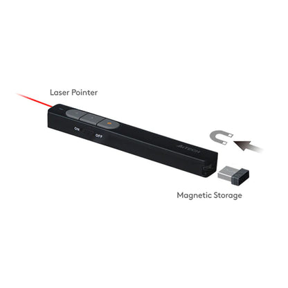 A4Tech LP15 2.4G Wireless Laser Pen Presenter (Black)