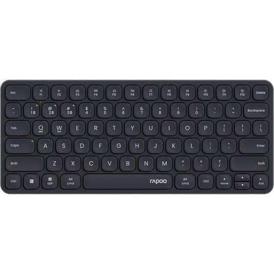 Rapoo E9050L | Ultra-Slim Multi-Mode Wireless Keyboard – Dark Grey