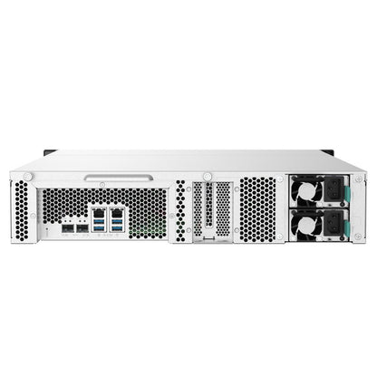 QNAP TS-832PXU-RP 8-Bay Rackmount NAS Server | Quad-Core 1.7GHz | 4GB DDR4 | Dual 10GbE SFP+ & 2.5GbE | Redundant PSU