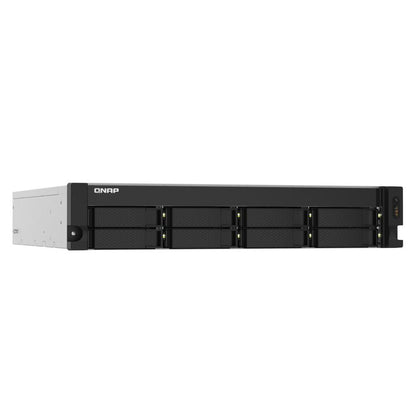 QNAP TS-832PXU-RP 8-Bay Rackmount NAS Server | Quad-Core 1.7GHz | 4GB DDR4 | Dual 10GbE SFP+ & 2.5GbE | Redundant PSU