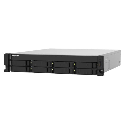 QNAP TS-832PXU-RP 8-Bay Rackmount NAS Server | Quad-Core 1.7GHz | 4GB DDR4 | Dual 10GbE SFP+ & 2.5GbE | Redundant PSU