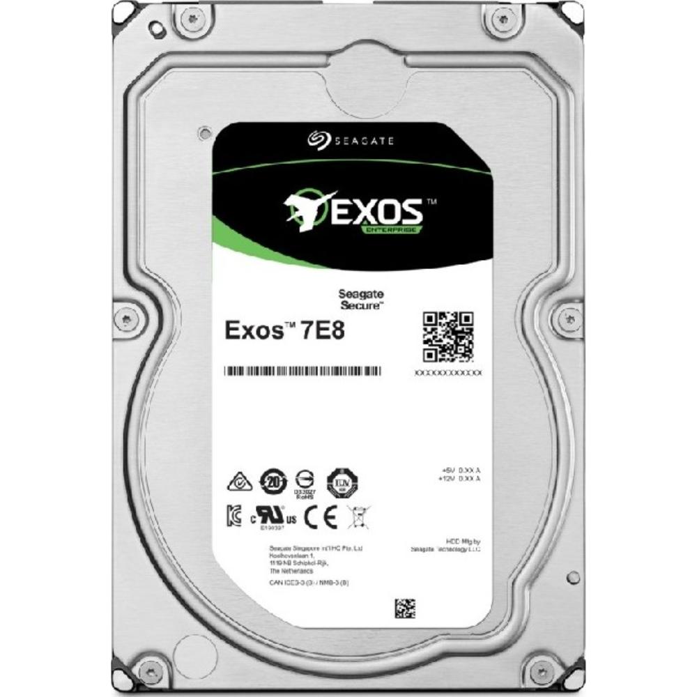 Seagate Exos 7E8 Enterprise Hard Drive | 4TB – 8TB, 7200RPM, CMR, SAS/SATA, 24×7 Reliability