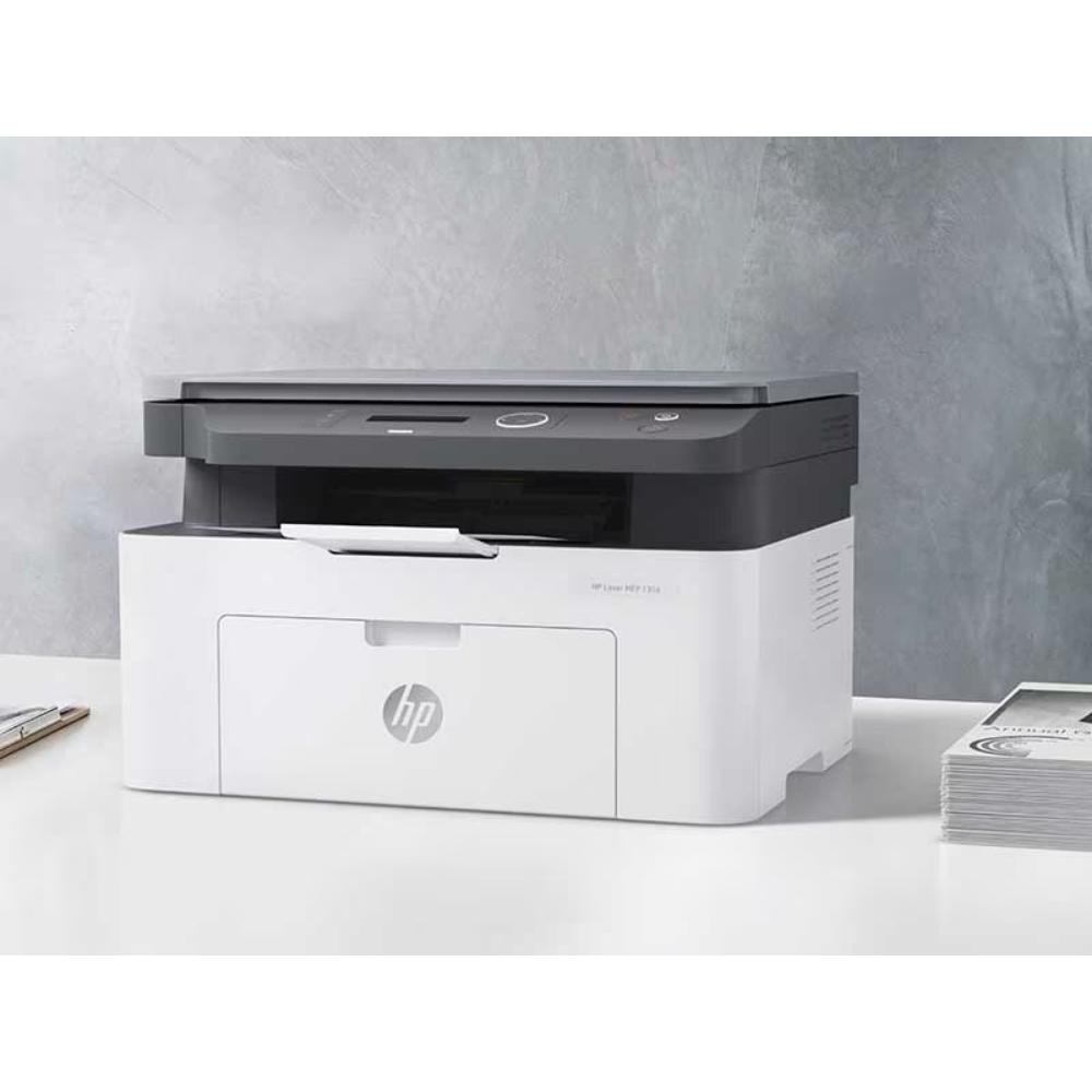 HP LaserJet MFP 136a Printer | Print, Copy, Scan, Compact, USB Connectivity