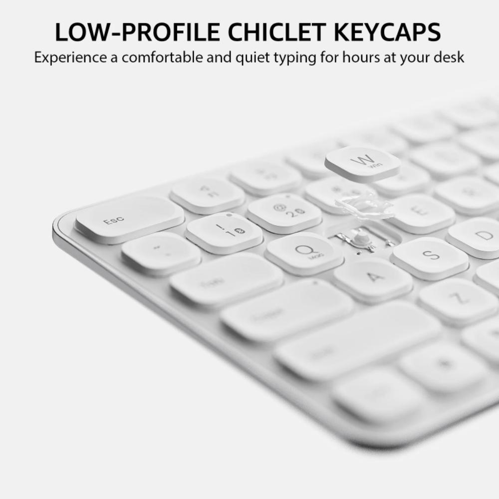 Rapoo E9550L Blade-Series Wireless Keyboard | Multi-Device | 110 Keys | Scissor Switch |