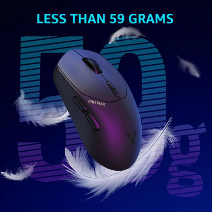 Rapoo VT1 Pro Max Wireless Gaming Mouse | 45,000 DPI | 8K Wired / 4K Wireless | 750 IPS | 50G Acceleration | 59g Ultralight | 60M Omron Switches