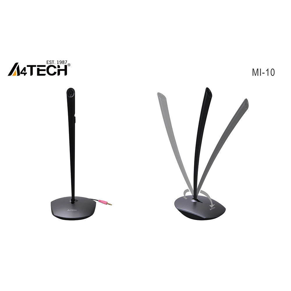 A4Tech MI-10 Desktop Microphone - Grey