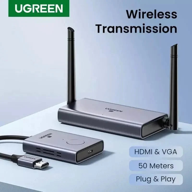 UGREEN Wireless HDMI + VGA Extender | 50m | 50633A