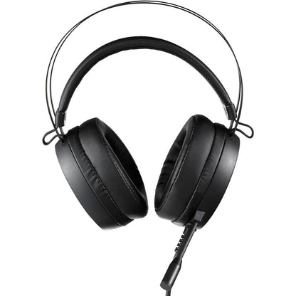 Rapoo VH160 Virtual 7.1 Gaming Headset | 50mm Drivers | Virtual 7.1 Surround Sound | Noise-Isolating Microphone | RGB Lighting | Black