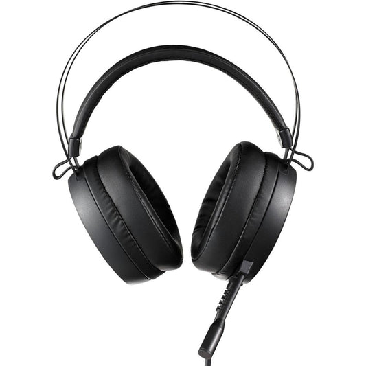 Rapoo VH160 Virtual 7.1 Gaming Headset | 50mm Drivers | Virtual 7.1 Surround Sound | Noise-Isolating Microphone | RGB Lighting | Black