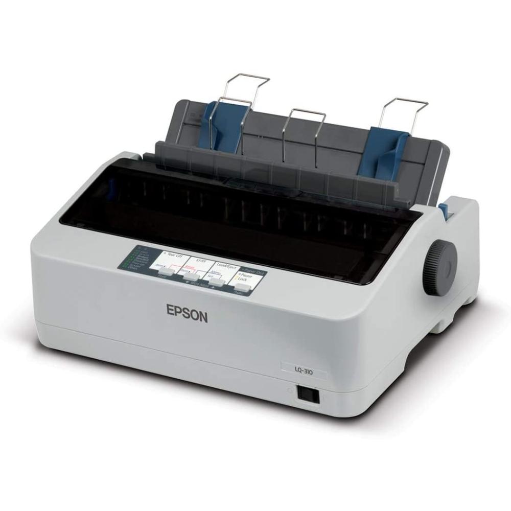 Epson LQ-310 Dot Matrix Printer | 24-Pin Narrow Carriage, 416 CPS Print Speed, USB/Serial/Parallel Connectivity