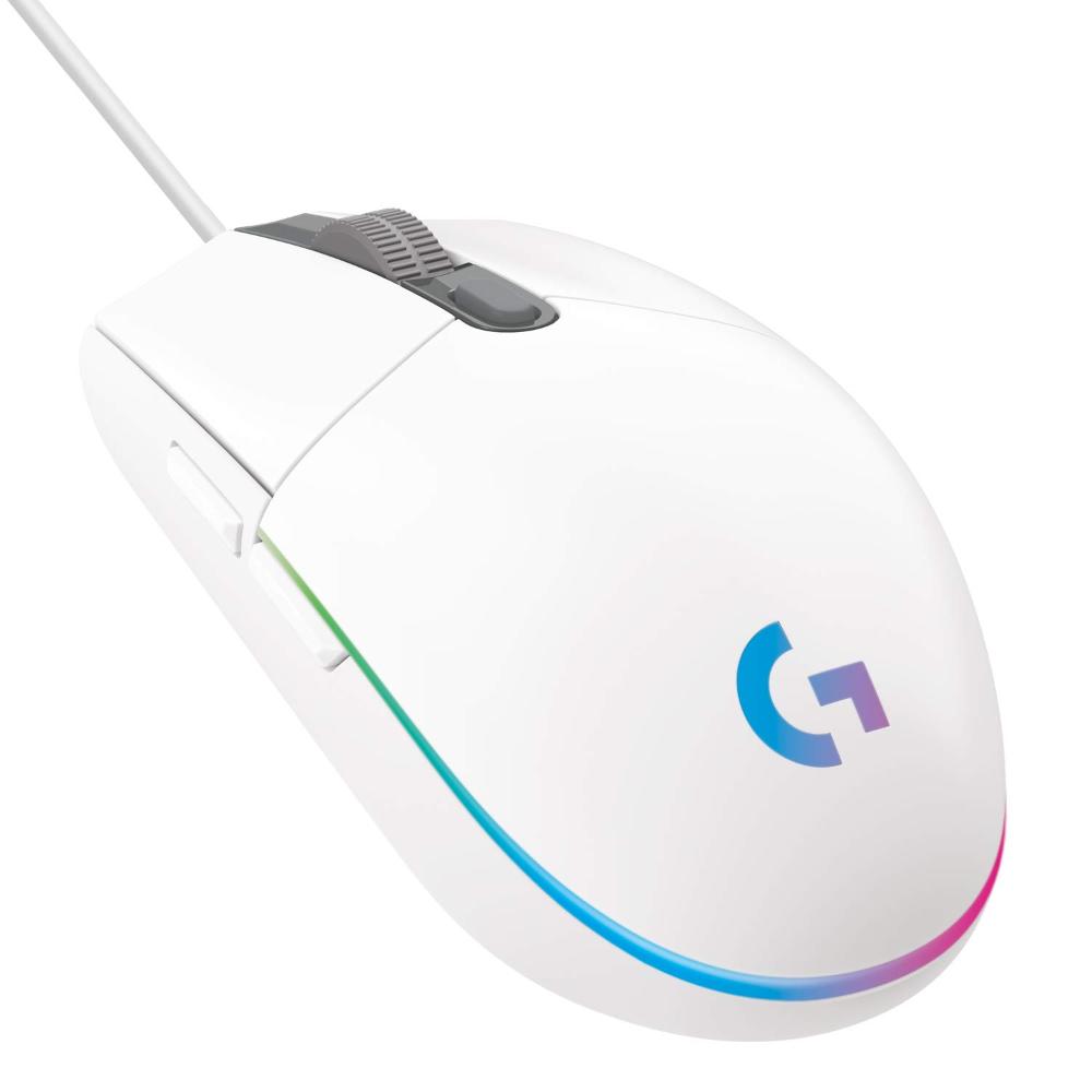 Logitech G102 LIGHTSYNC Wired Gaming Mouse | 8000 DPI | 6 Programmable Buttons | 1000Hz Report Rate | LIGHTSYNC RGB | 85g Lightweight Design | 2.1m Cable